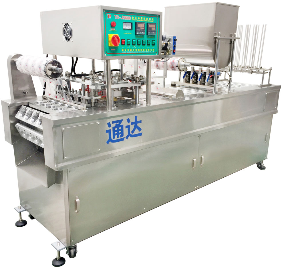JXS系列机械式豆浆牛奶灌装封口机